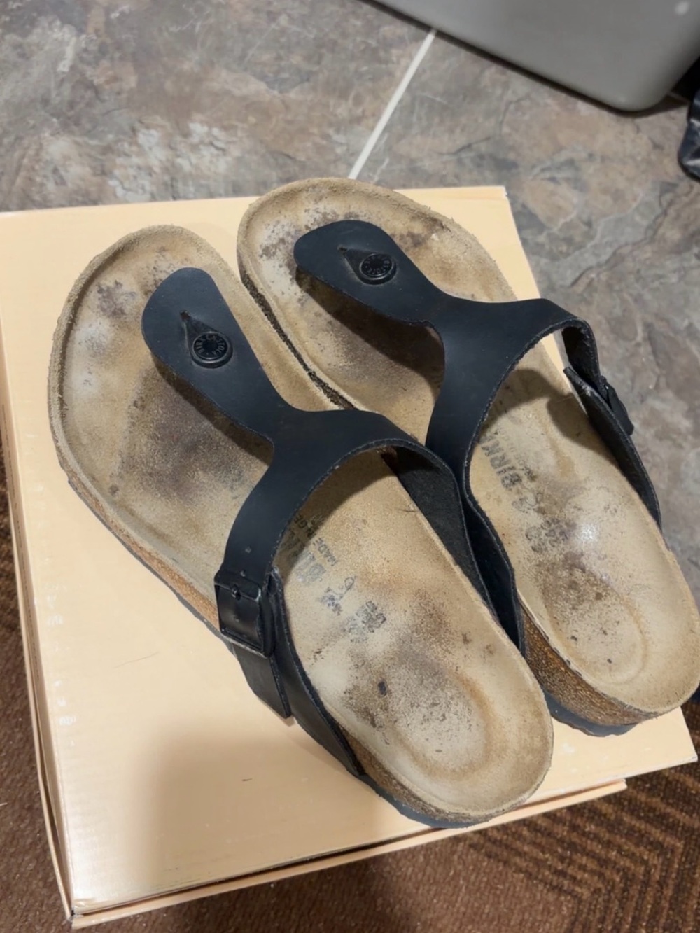 Birkenstock Black Women's Thong Sandals
